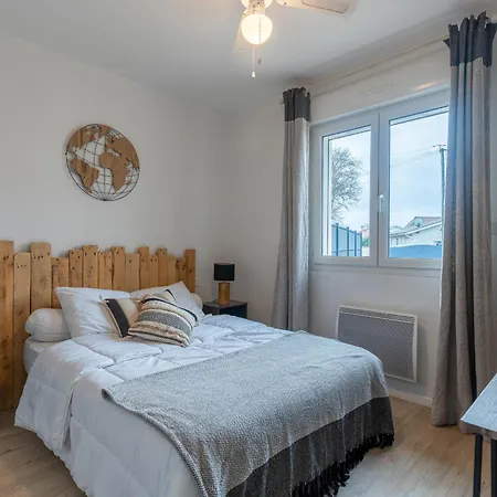 Maison Moderne 3* Avec Jardin Et Clim A Bourg - Pres Des Pistes Cyclables Et Plages - Fr-1-319-533 Feriehus Biscarrosse