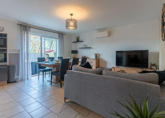 Maison Moderne 3* Avec Jardin Et Clim A Bourg - Pres Des Pistes Cyclables Et Plages - Fr-1-319-533 *
